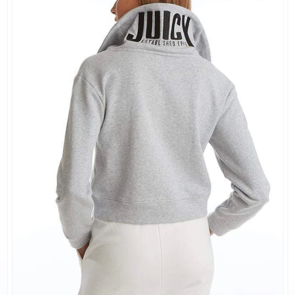 NWT*** Juicy Couture High Collar 1/2 Zip Top XL* - Picture 2 of 16